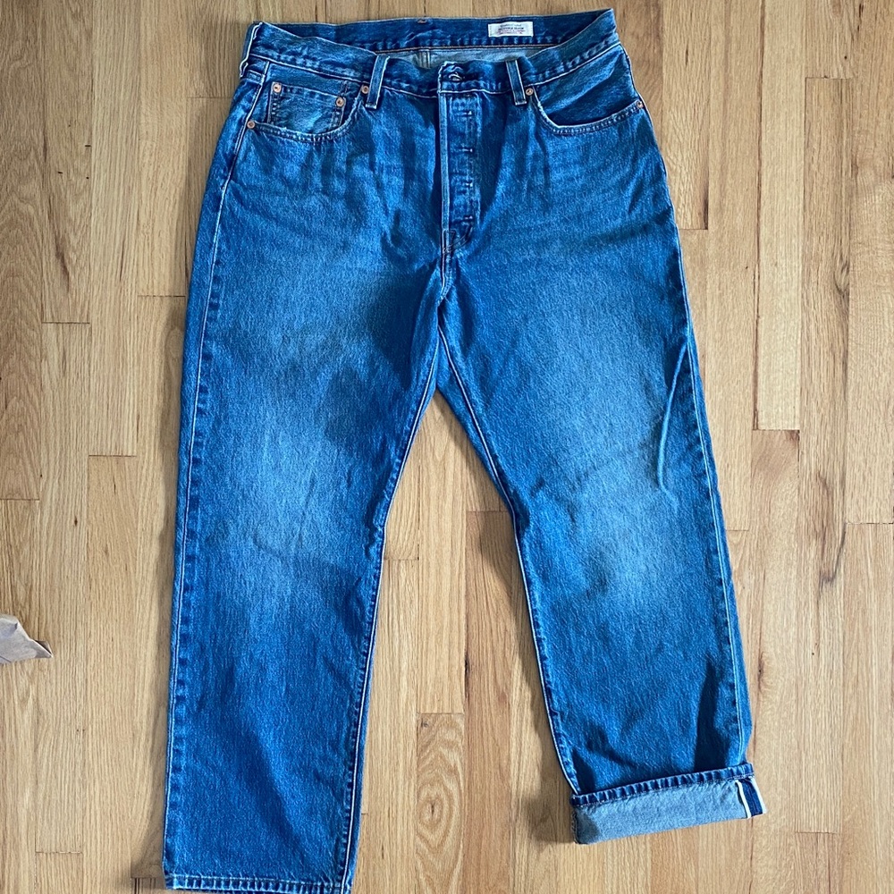 Levi's Women's 501 '90s Selvedge Jeans 33x30 - Picture 4 of 14